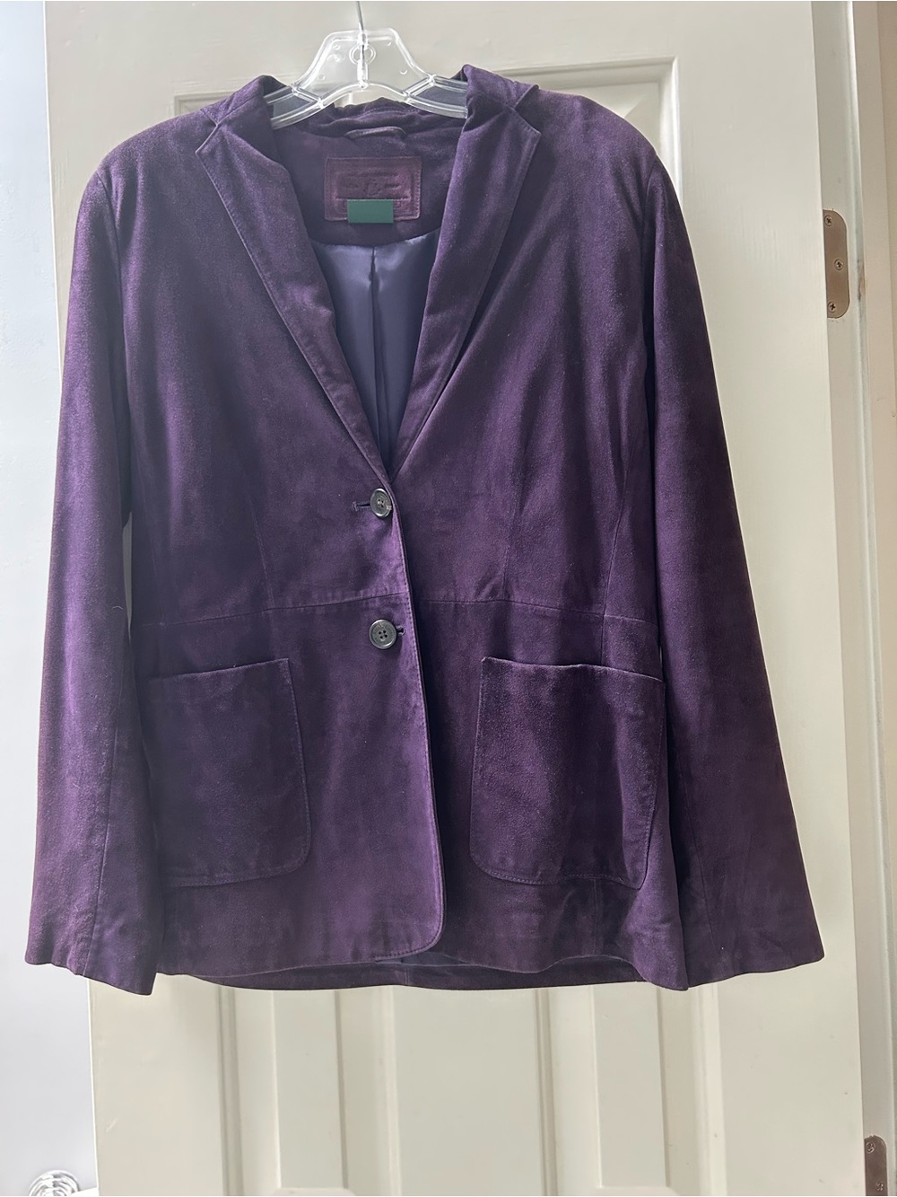 Ralph Lauren Deep Purple Suede Blazer
